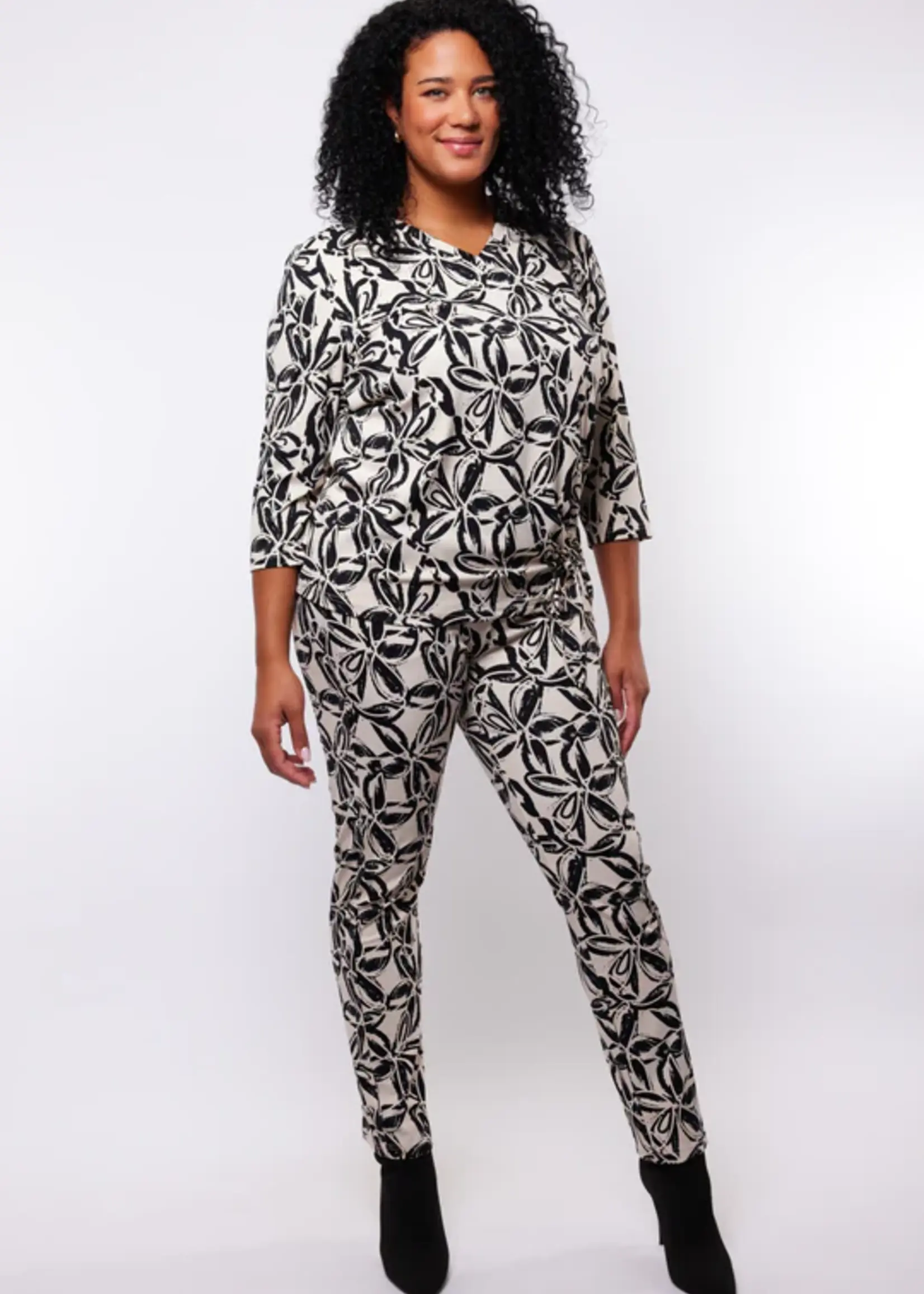 Exxcellent Caitlyn Pants Sand/Moon Rock