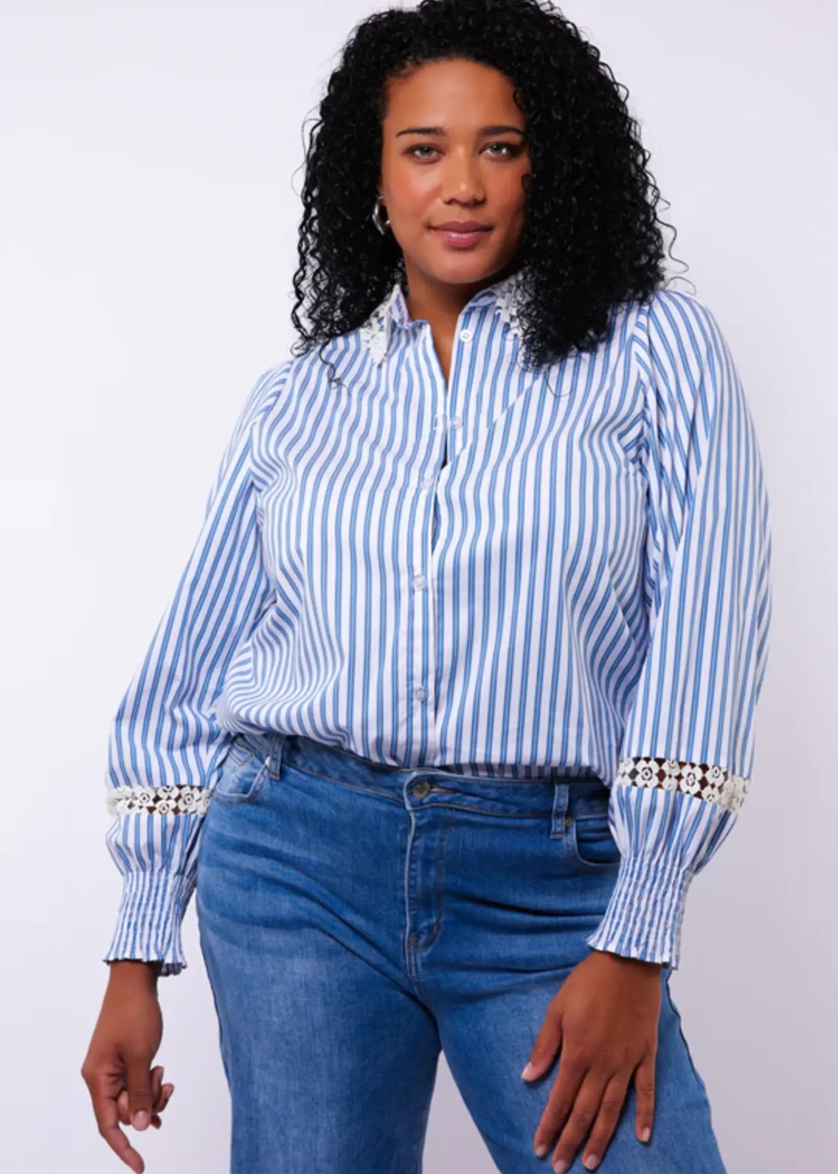 Exxcellent Verena Blouse Celestial Blue maat 48