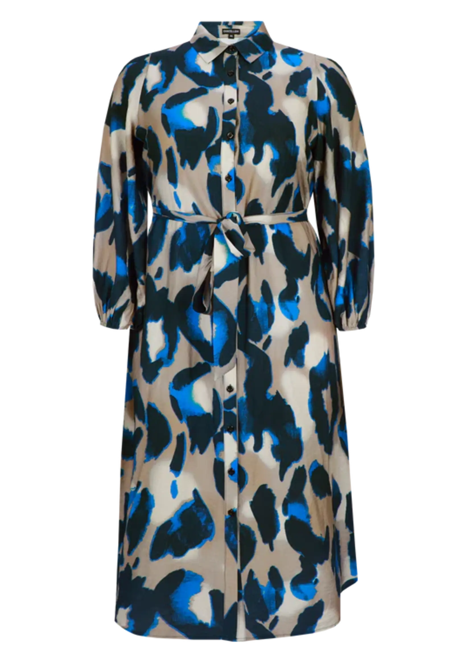 Exxcellent Jovie Dress Moon Rock/Dark Sapphire Maat 48
