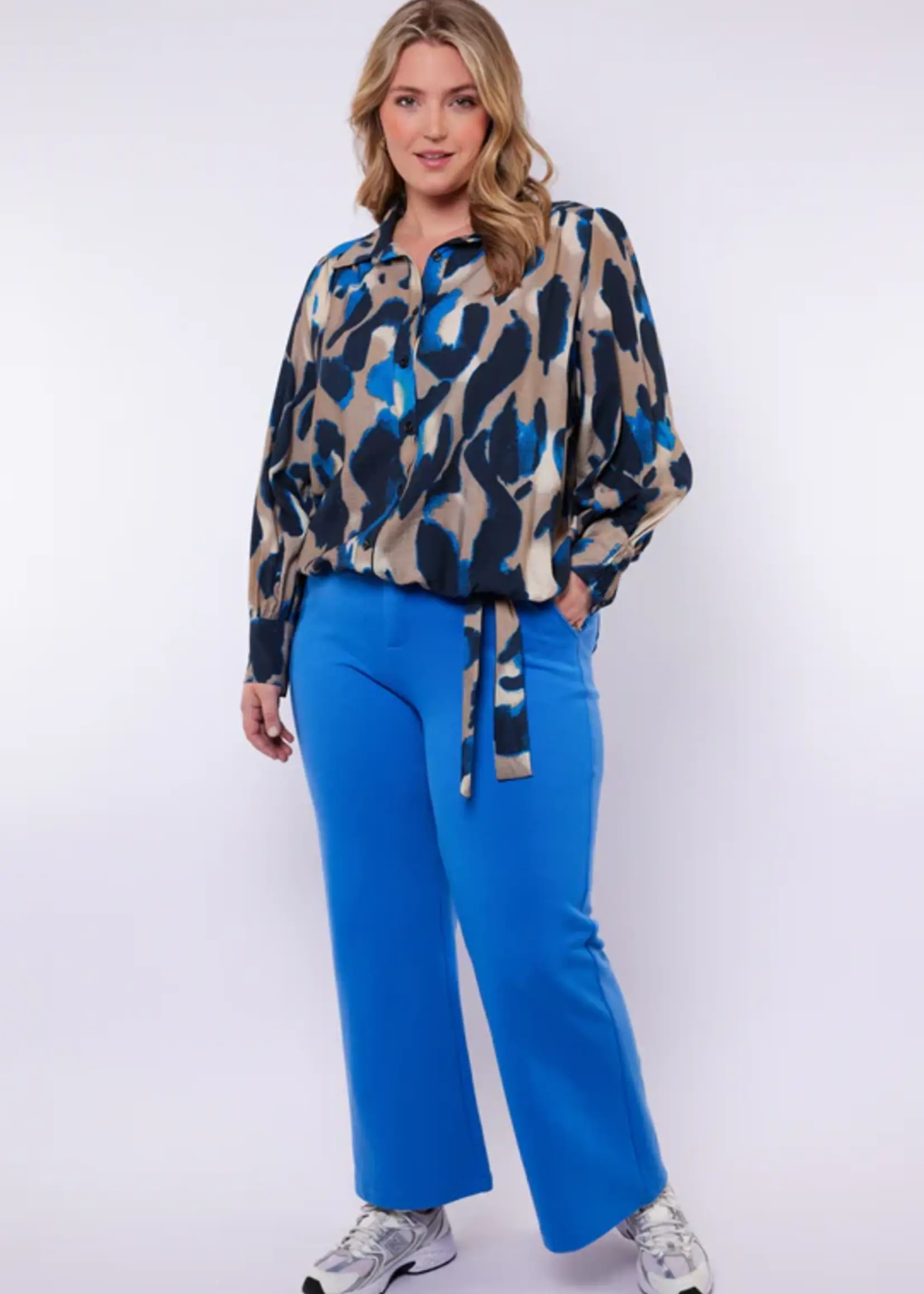 Exxcellent Solene Pants Celestial Blue