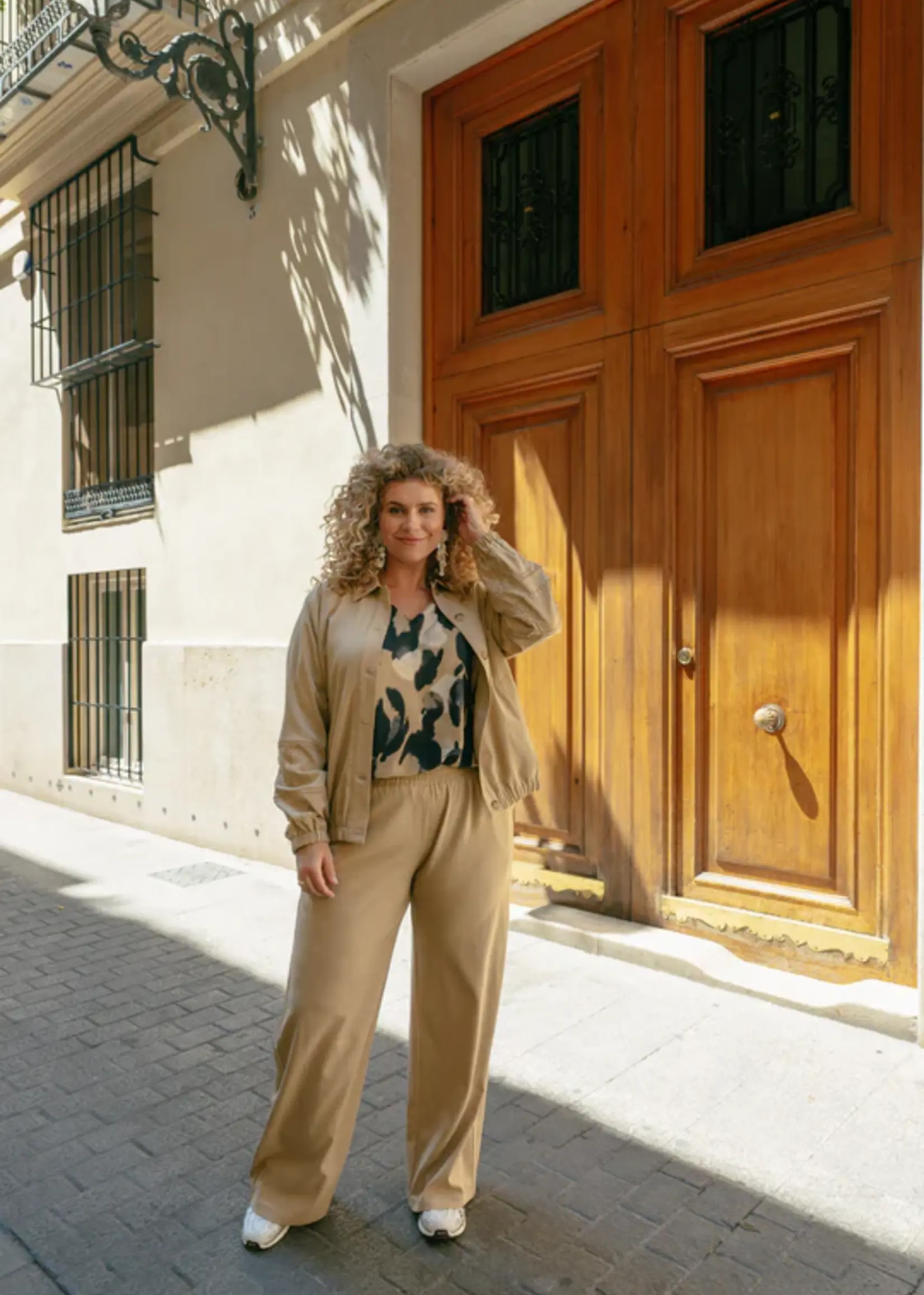 Exxcellent Lauren Pants Khaki