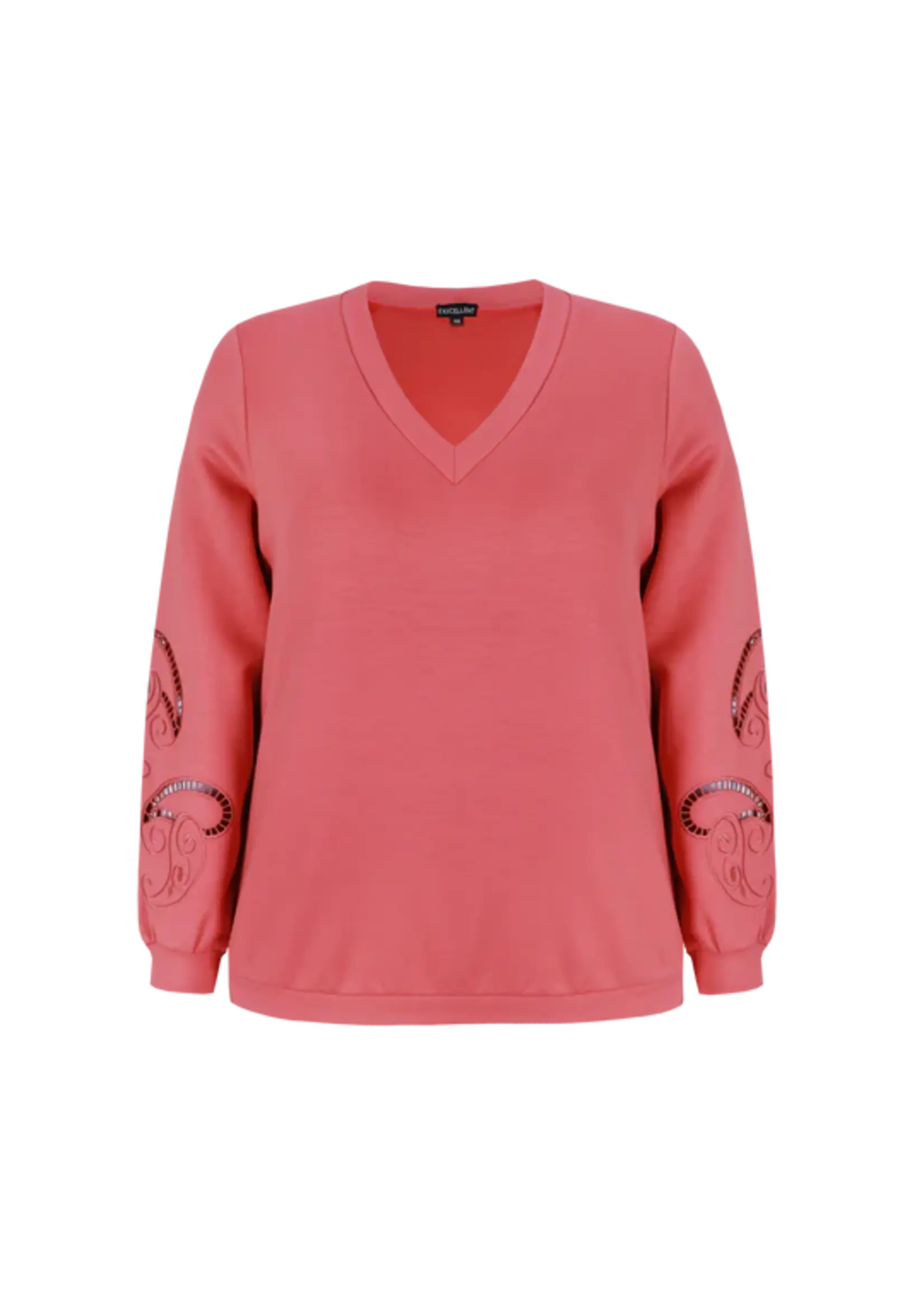 Exxcellent Fiene Sweater Slate Rose