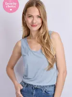 C&S The Label Turijn Top Blue Mist Maat XXL