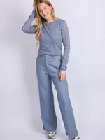 C&S The Label Padi Pants Light Jeans Blue