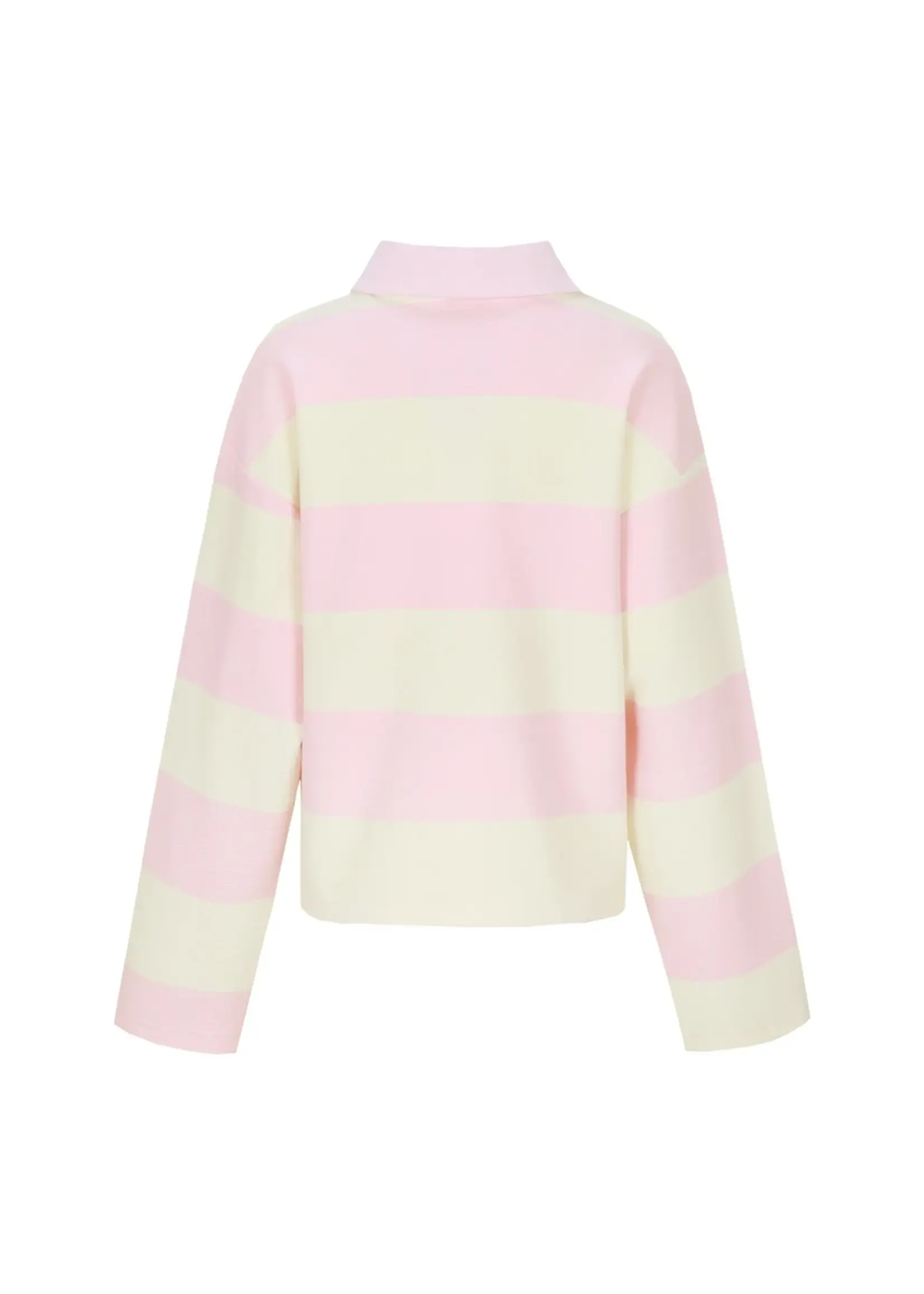 FLURESK Zeyna Sweater Soft Pink/Offwhite