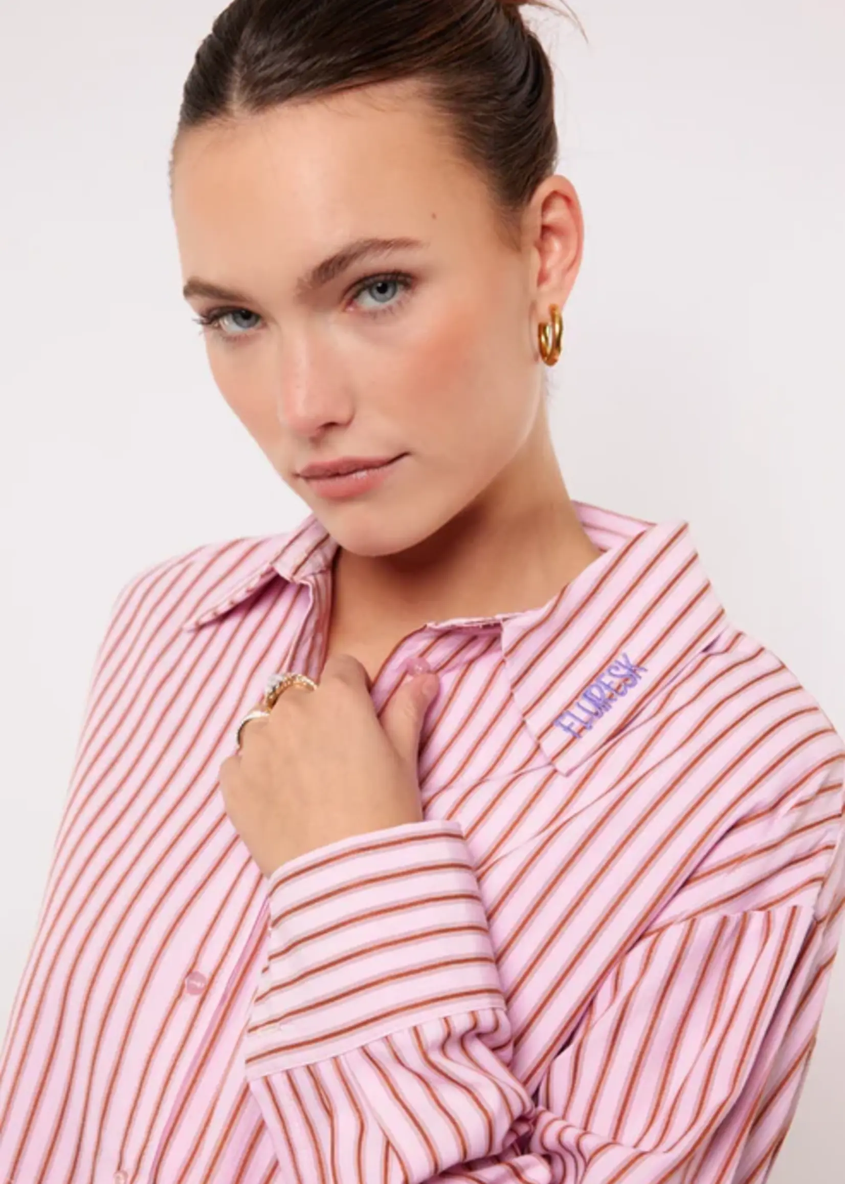 FLURESK Kia Blouse Soft Pink