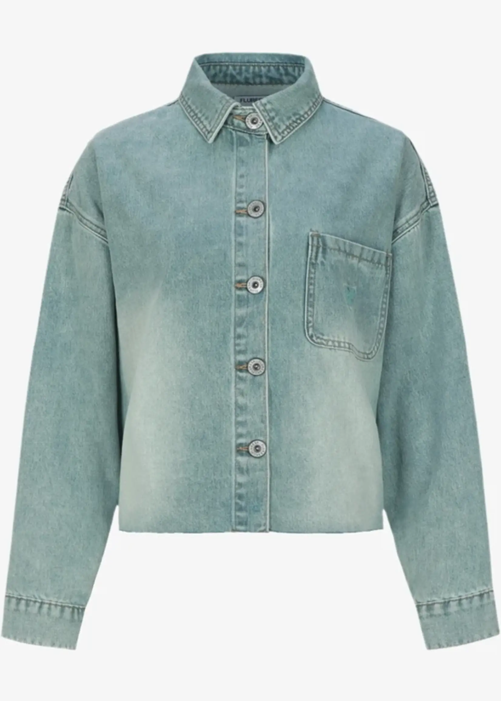 FLURESK Vaya Blouse Denim Green