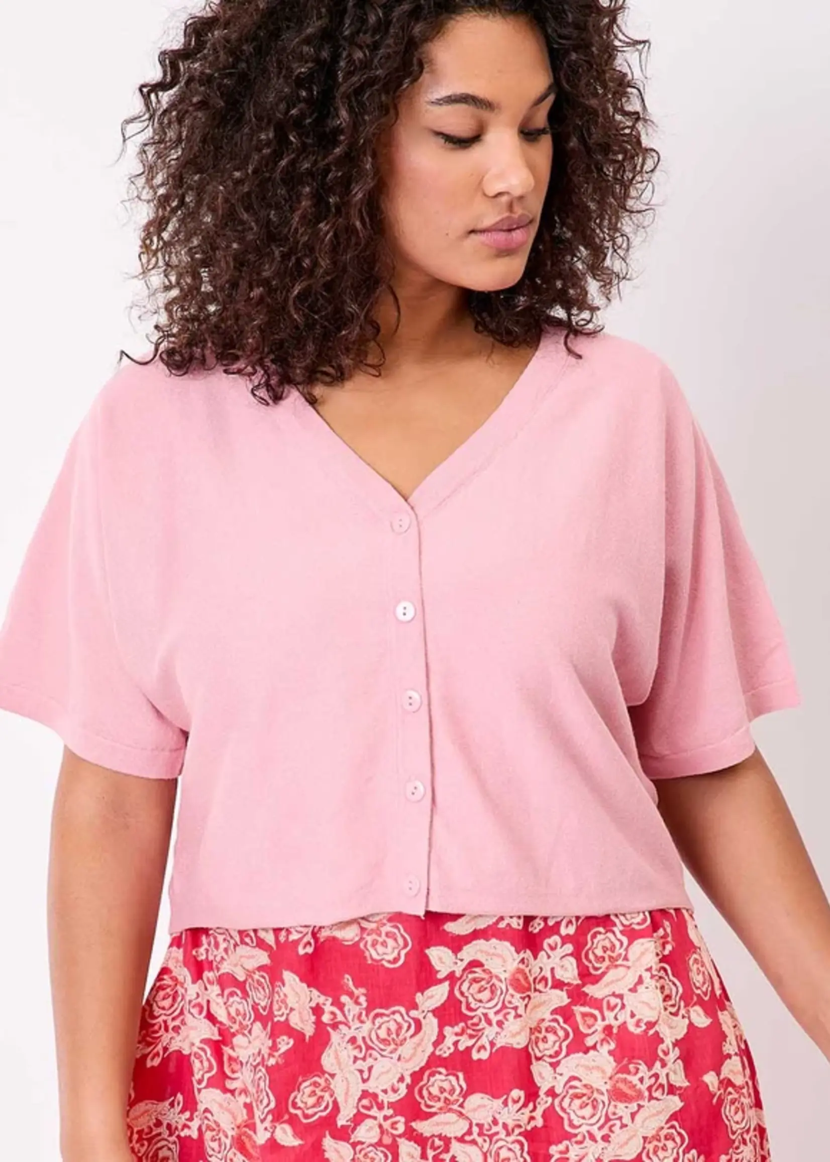 LA FIANCEE Melio Cardigan Poudre Maat 36/38