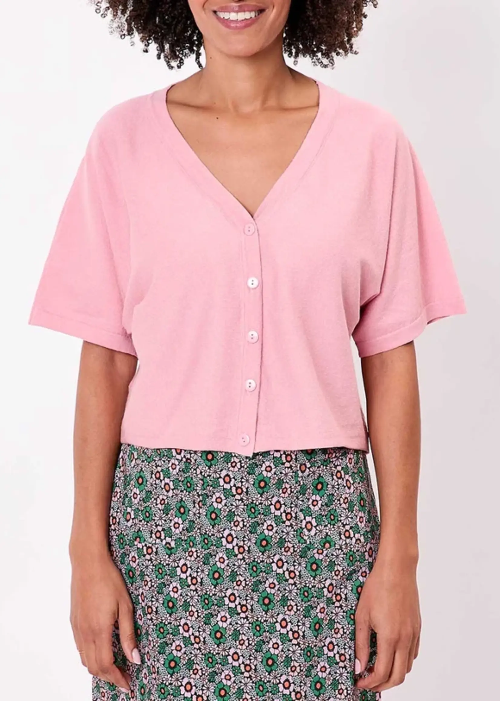 LA FIANCEE Melio Cardigan Poudre