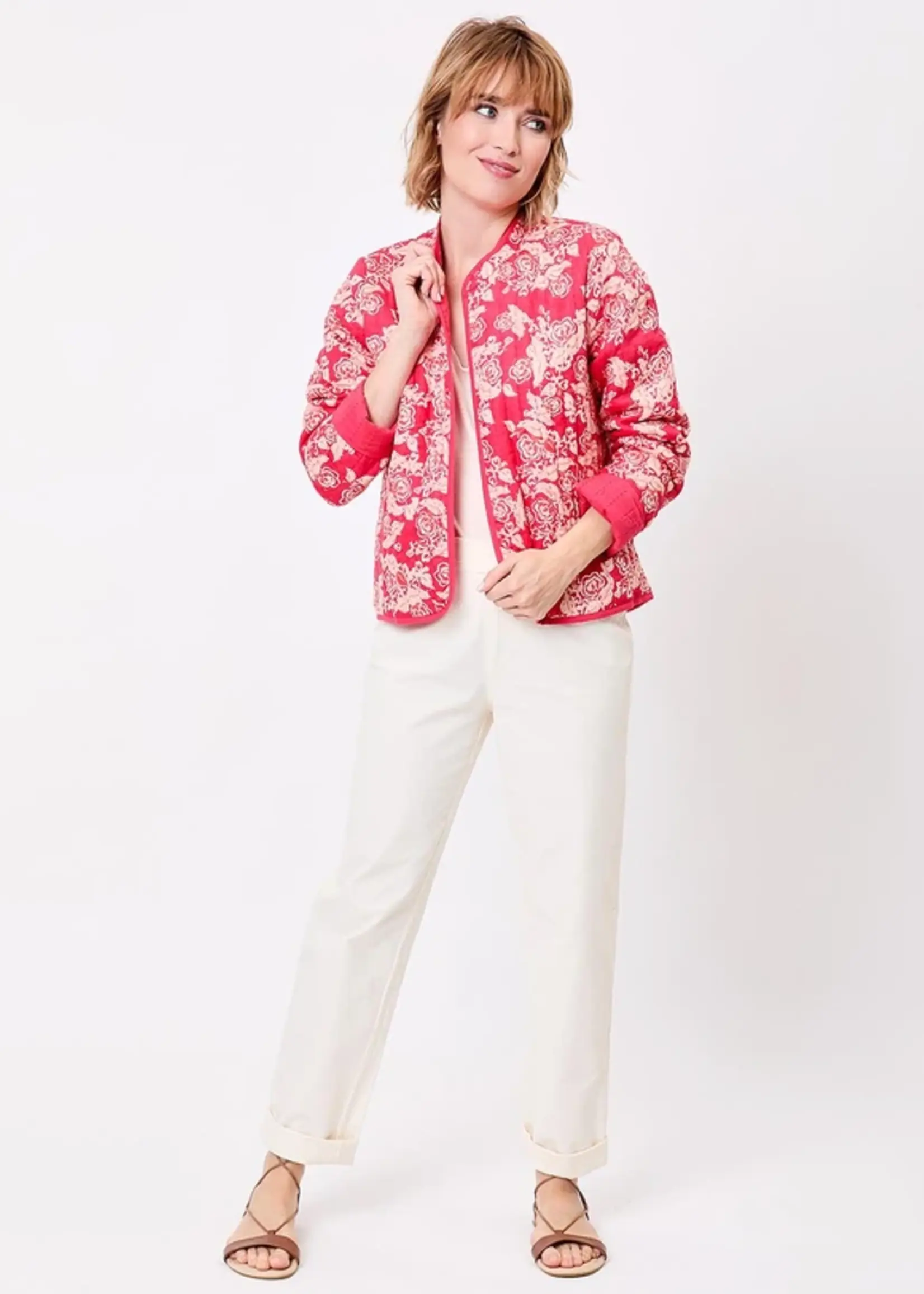 LA FIANCEE Anete Jacket Cherimane Framboise