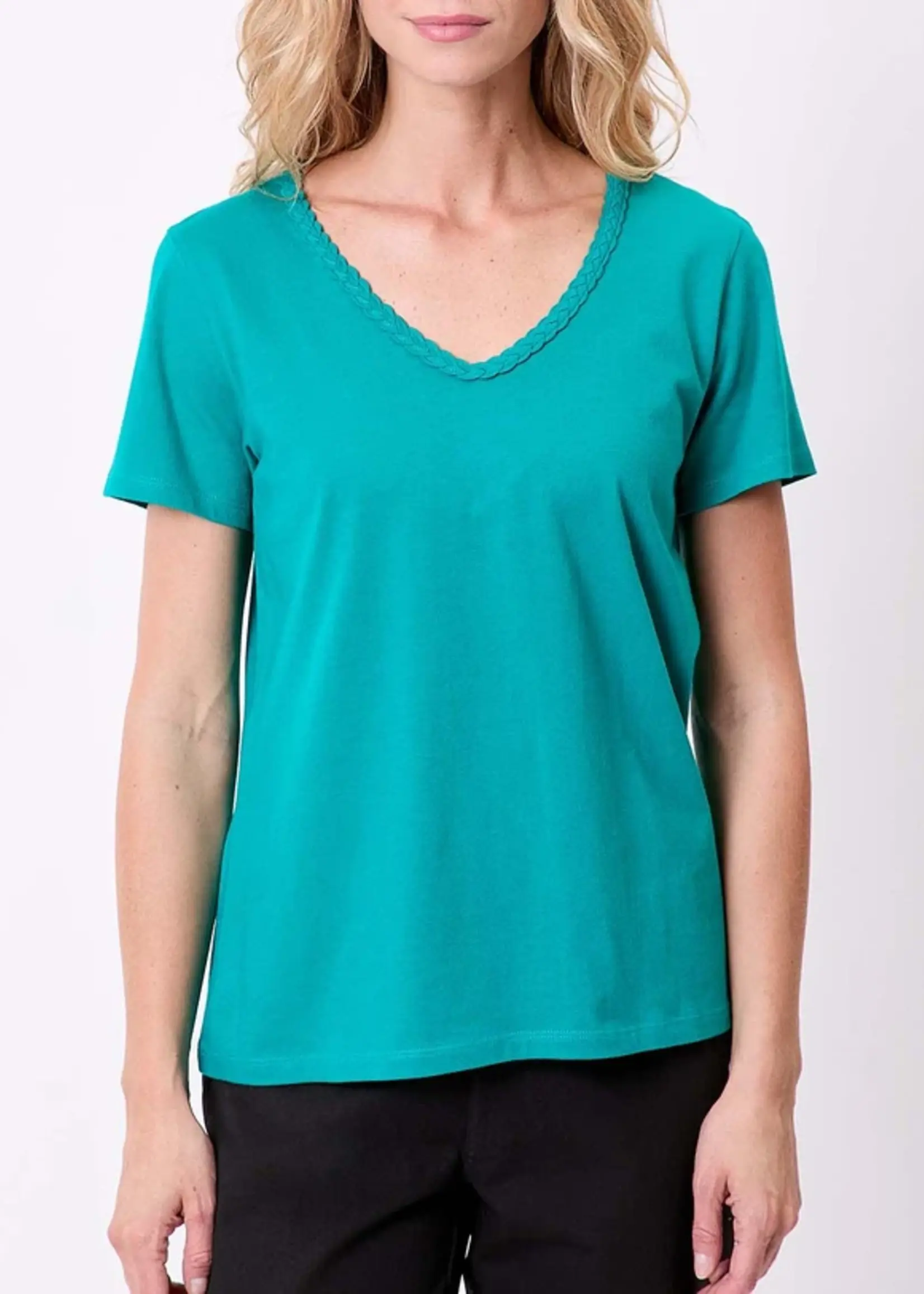 LA FIANCEE Emon T-shirt Emeraude