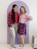 C&S The Label Kiara Knit Cardigan Dusty Mauve