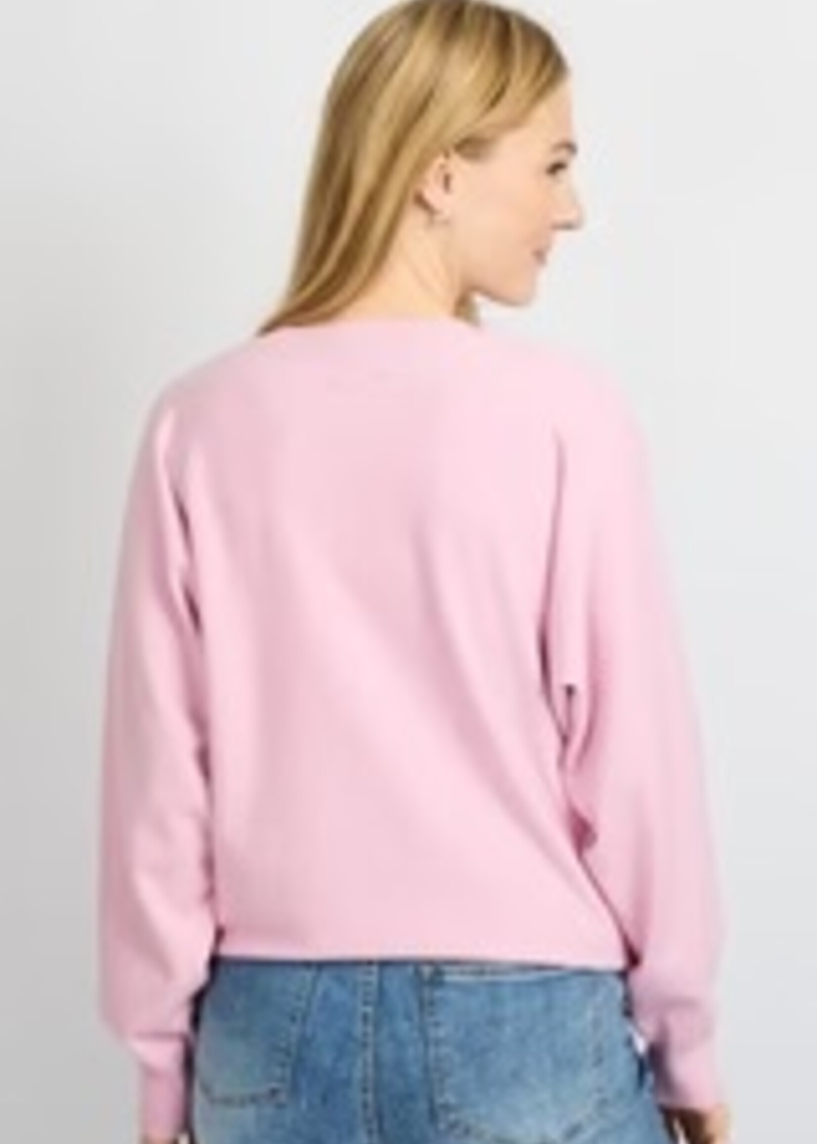 C&S The Label Kiara Knit Cardigan Dusty Mauve