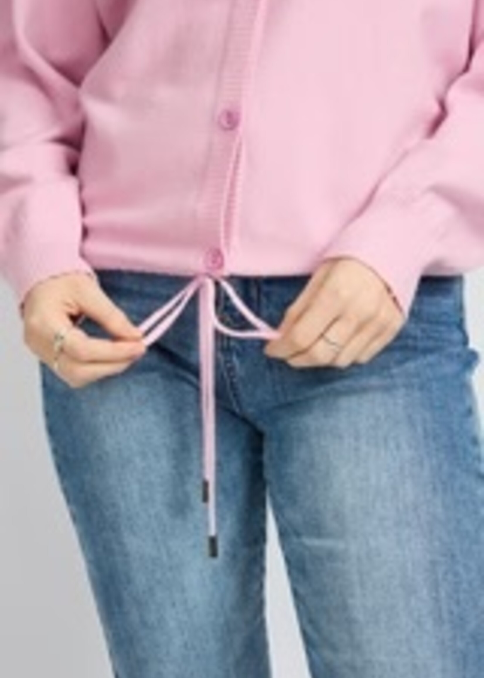 C&S The Label Kiara Knit Cardigan Dusty Mauve