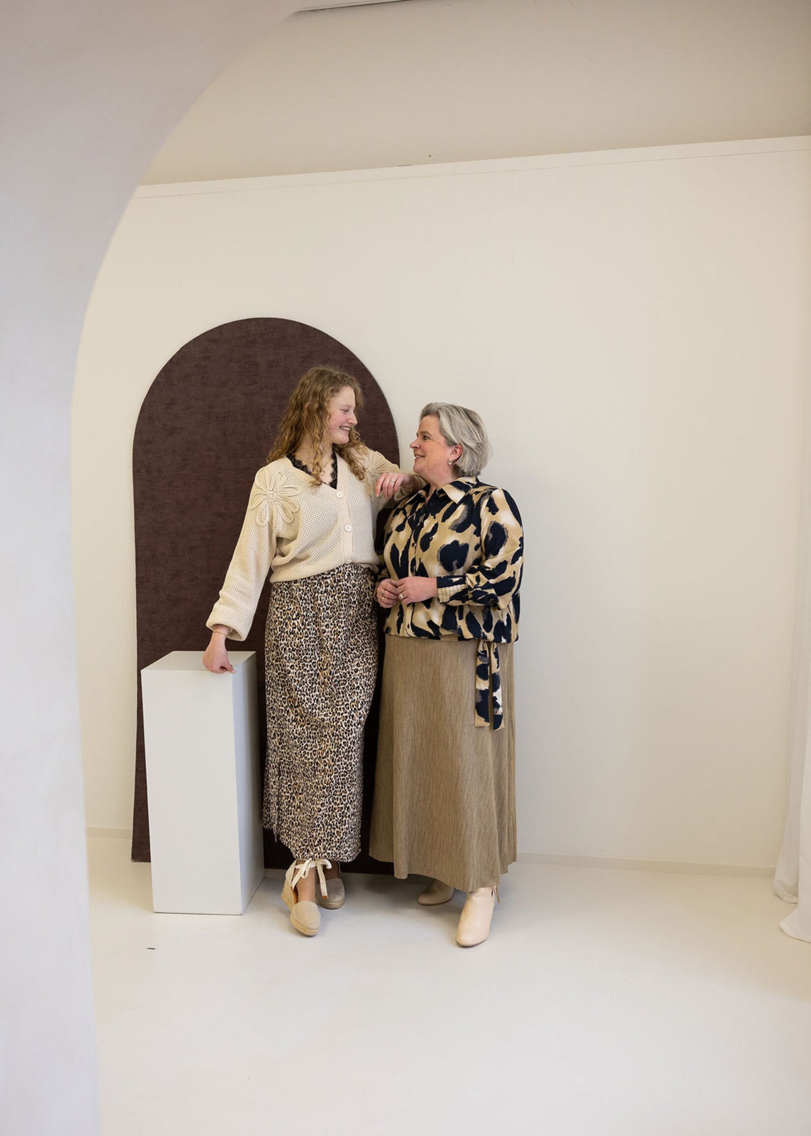 C&S The Label Kira Knit Cardigan Wool White