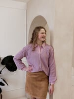 C&S The Label Kira Knit Cardigan Dusty Mauve