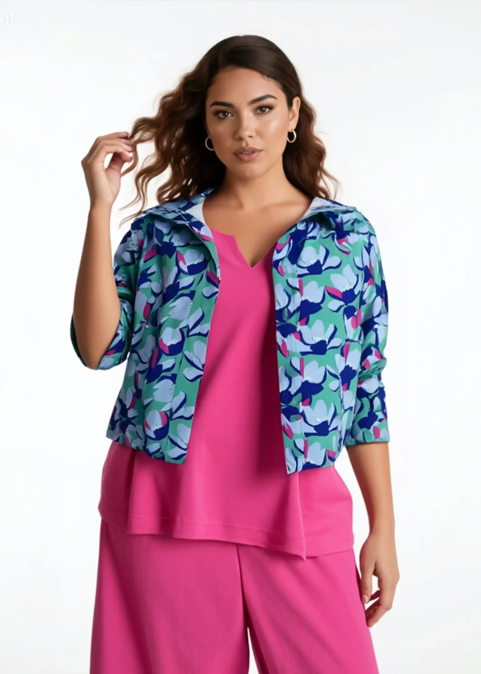 Ophilia Roma Cotton Flower Blue