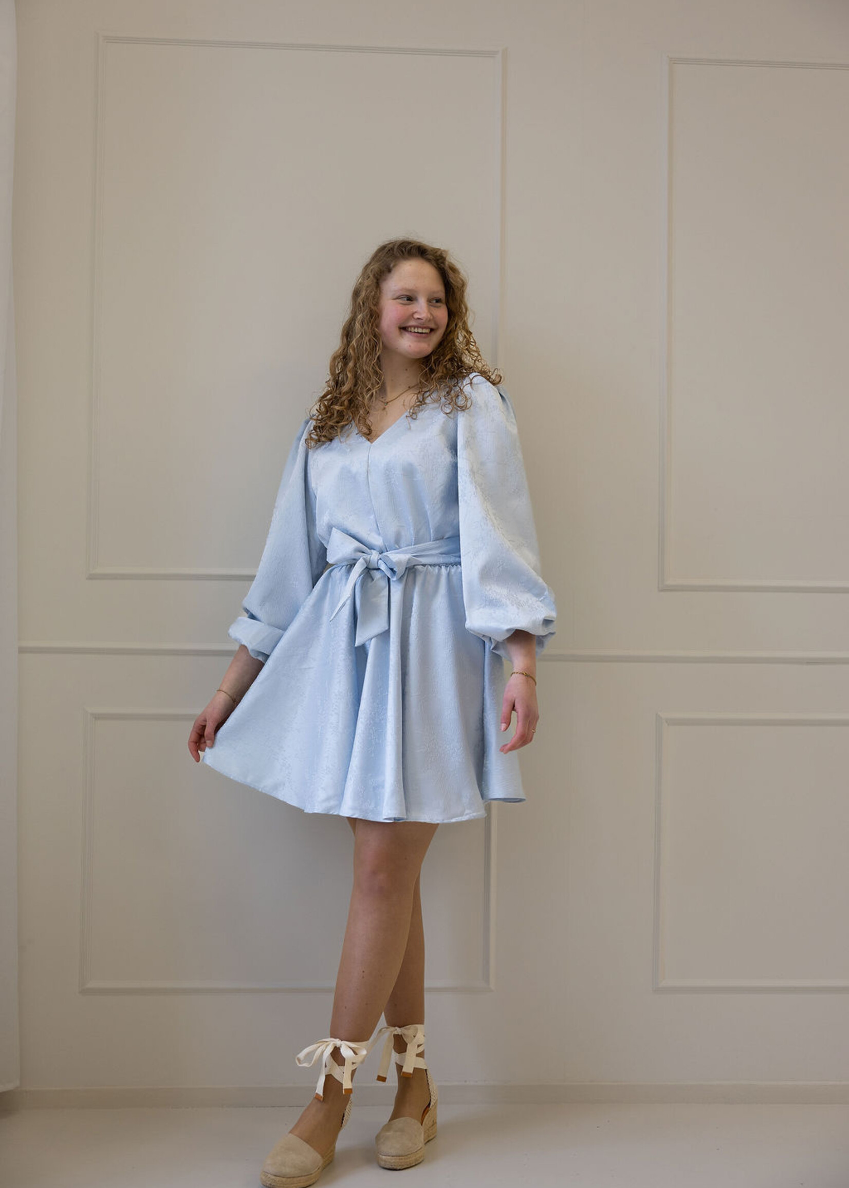 FLURESK Imara Dress Light Blue