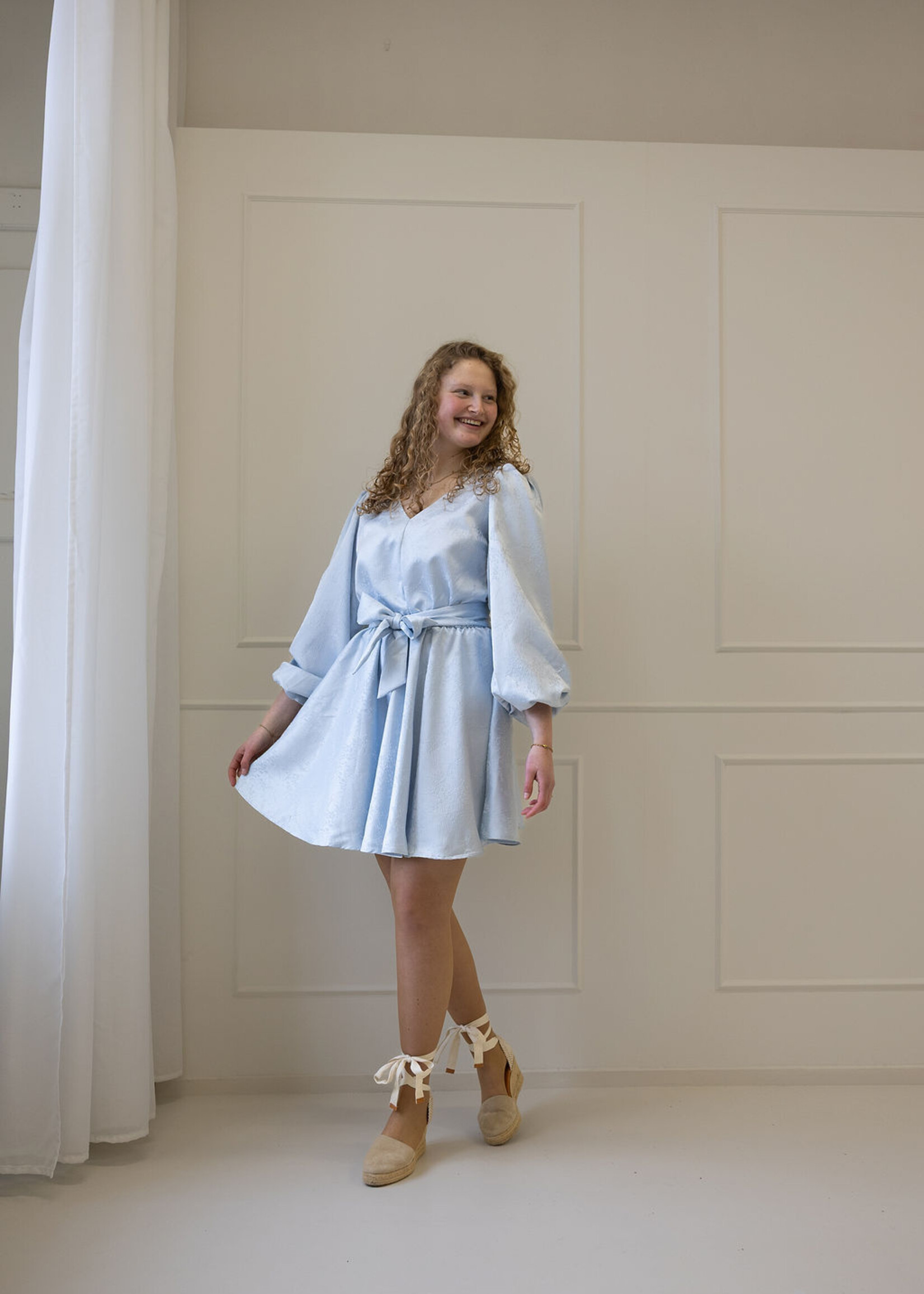 FLURESK Imara Dress Light Blue