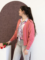 C&S The Label Kiara Knit Cardigan Slate Rose