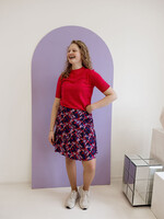 FLURESK Nour Skirt Berry Fuchsia/Cool Purple