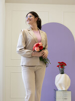 C&S The Label Bente Blazer Sand Maat XL