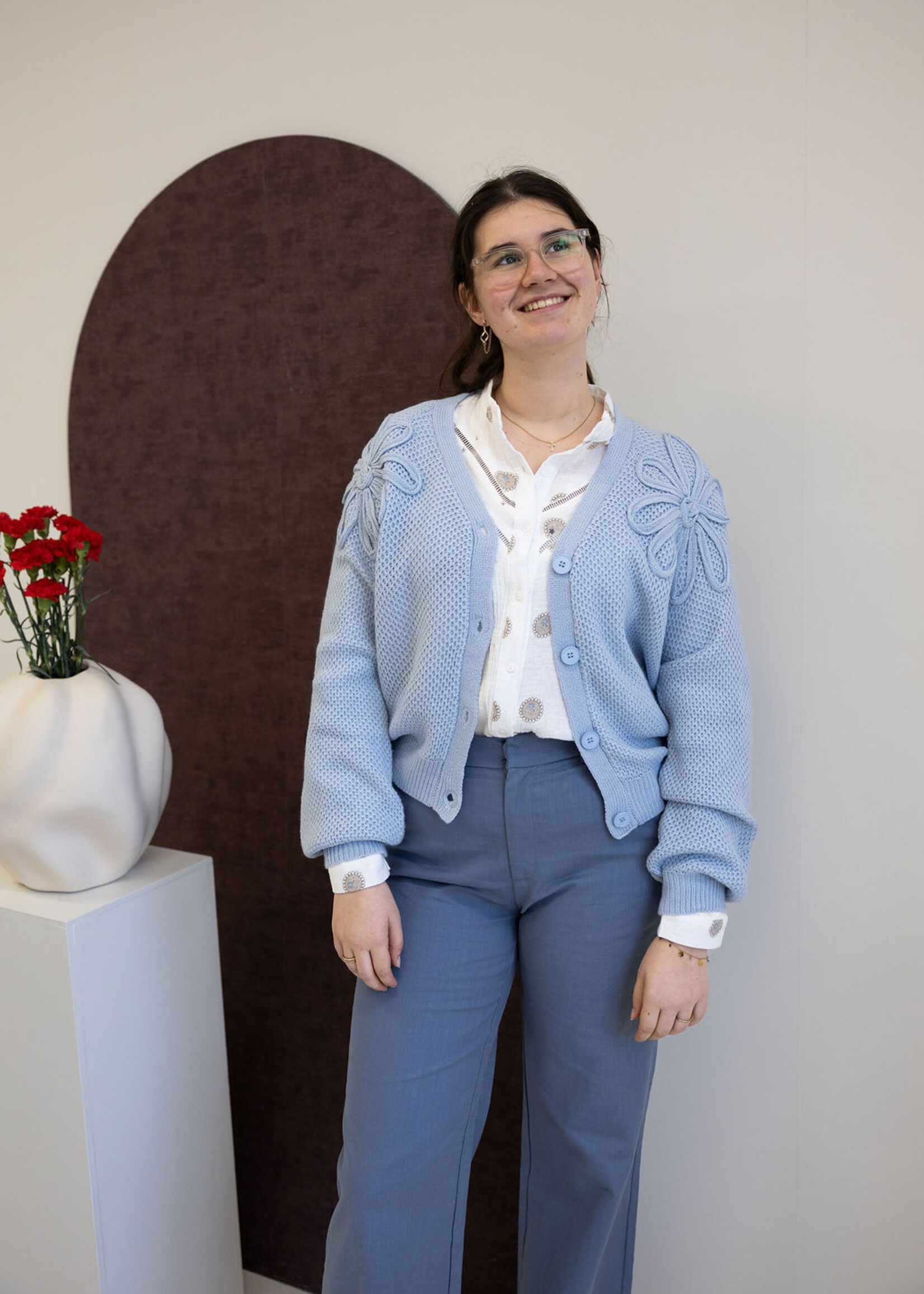 C&S The Label Lois Blouse Offwhite/Mix