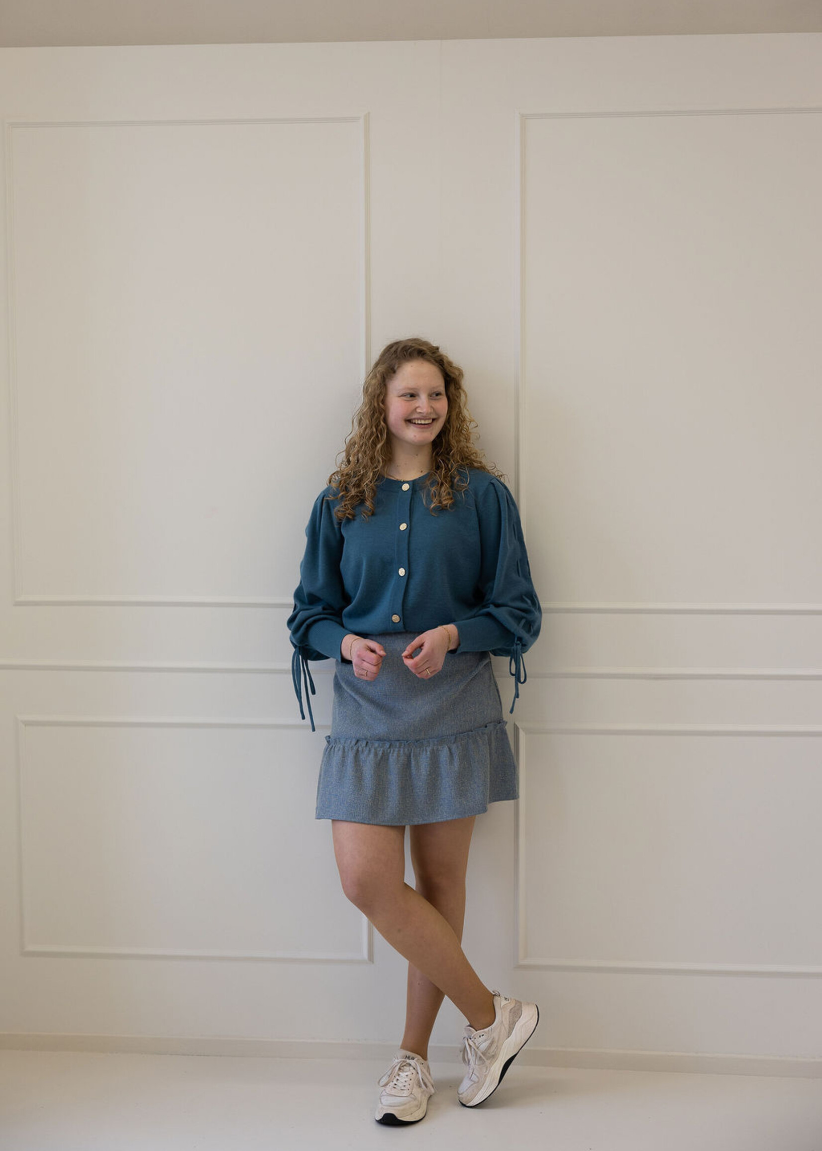 FLURESK Vayda Cardigan Adriatic Blue