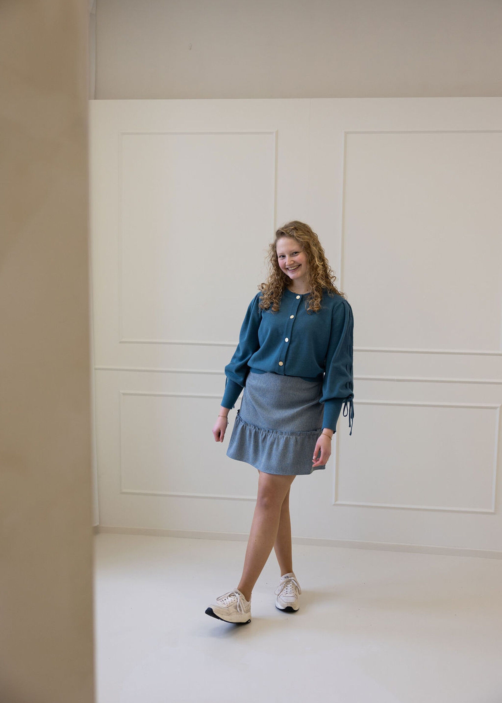 FLURESK Vayda Cardigan Adriatic Blue