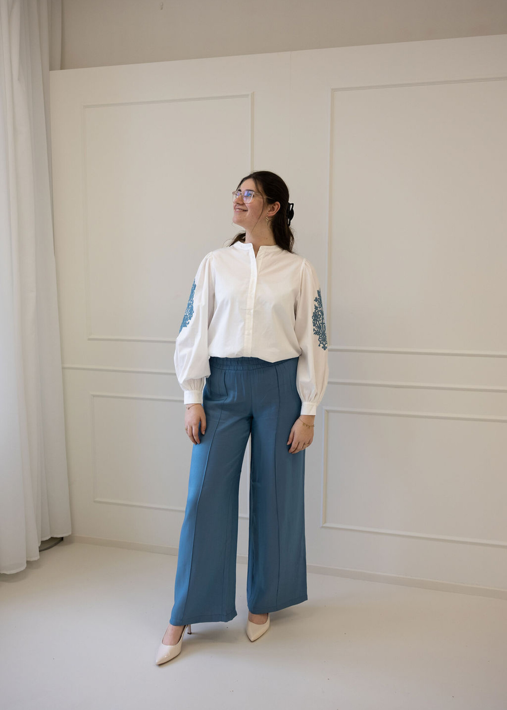 FLURESK Elinor Blouse Offwhite