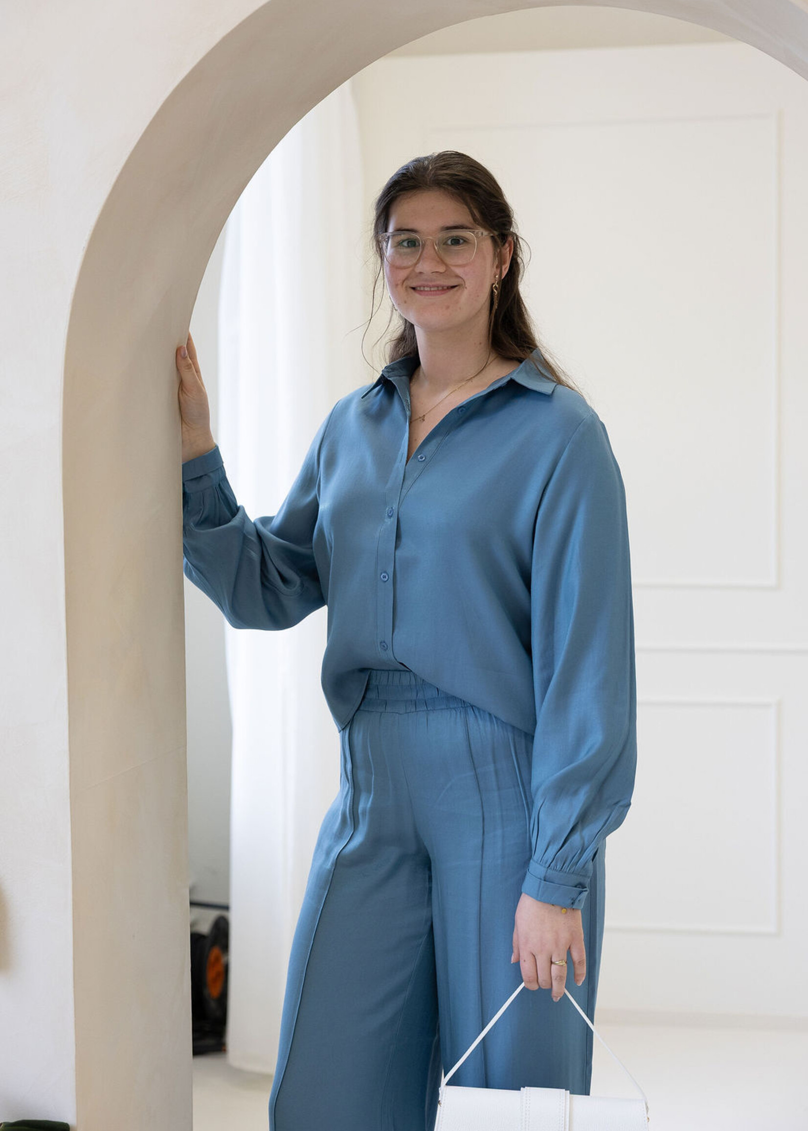 FLURESK Tazzy Blouse Adriatic Blue