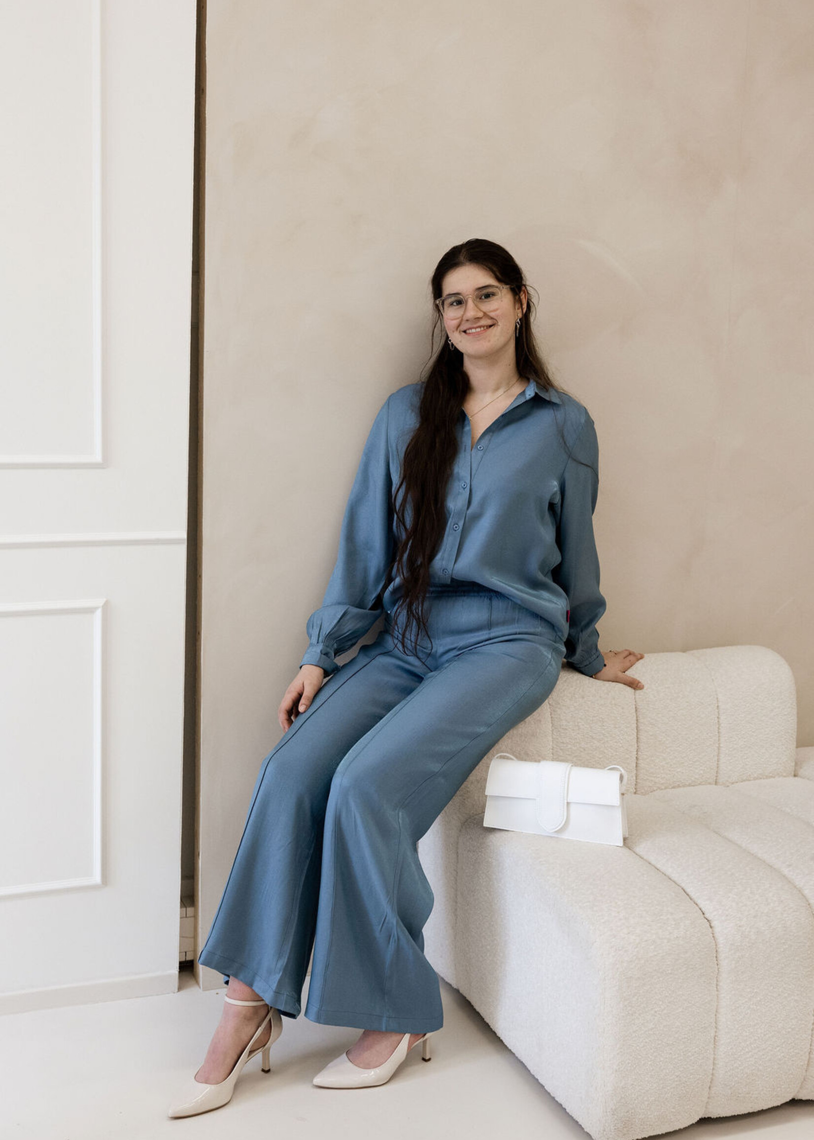 FLURESK Tazzy Blouse Adriatic Blue