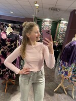 Belle truitje stripe Pink White