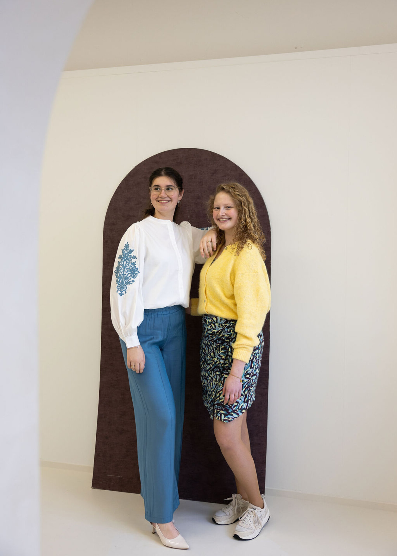 Maddie vestje gebreid Yellow