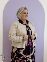 Ophilia Lara Leather Sand