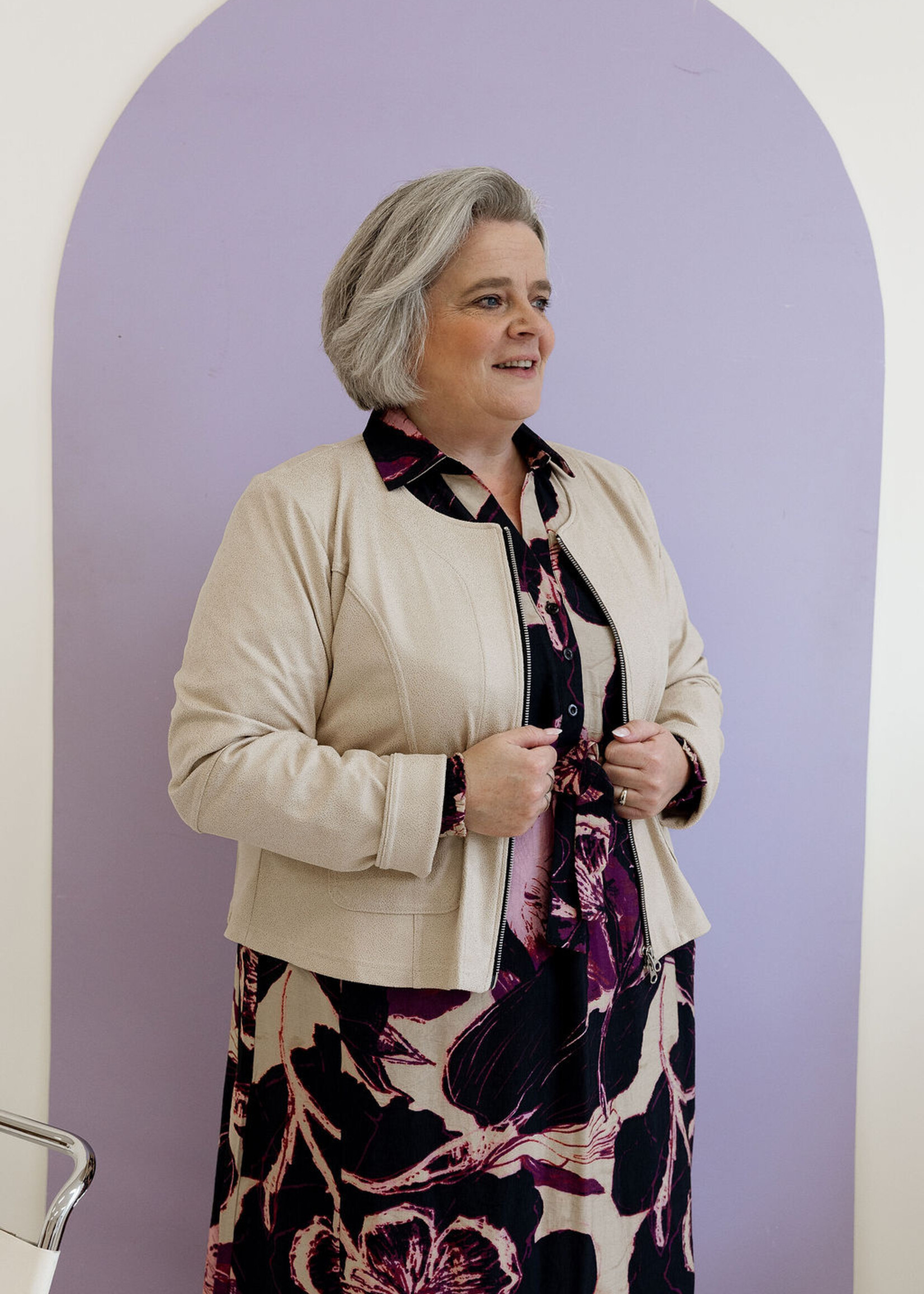 Ophilia Lara Leather Sand