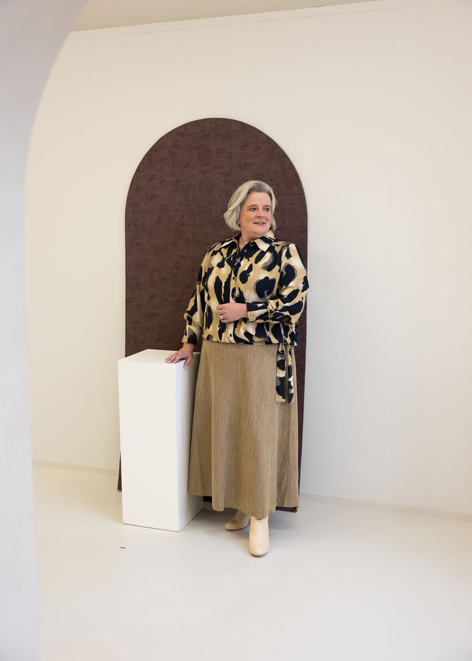 Exxcellent Selin Skirt Khaki