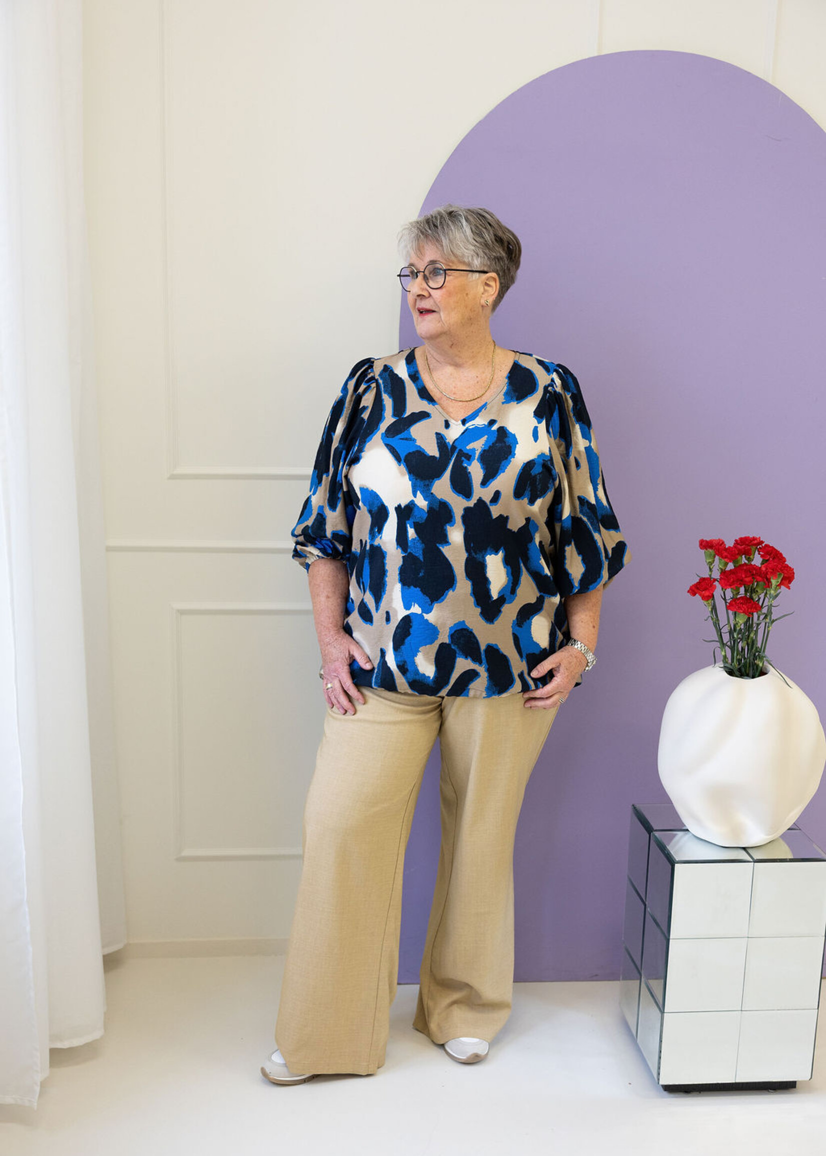 Exxcellent Lauren Pants Khaki