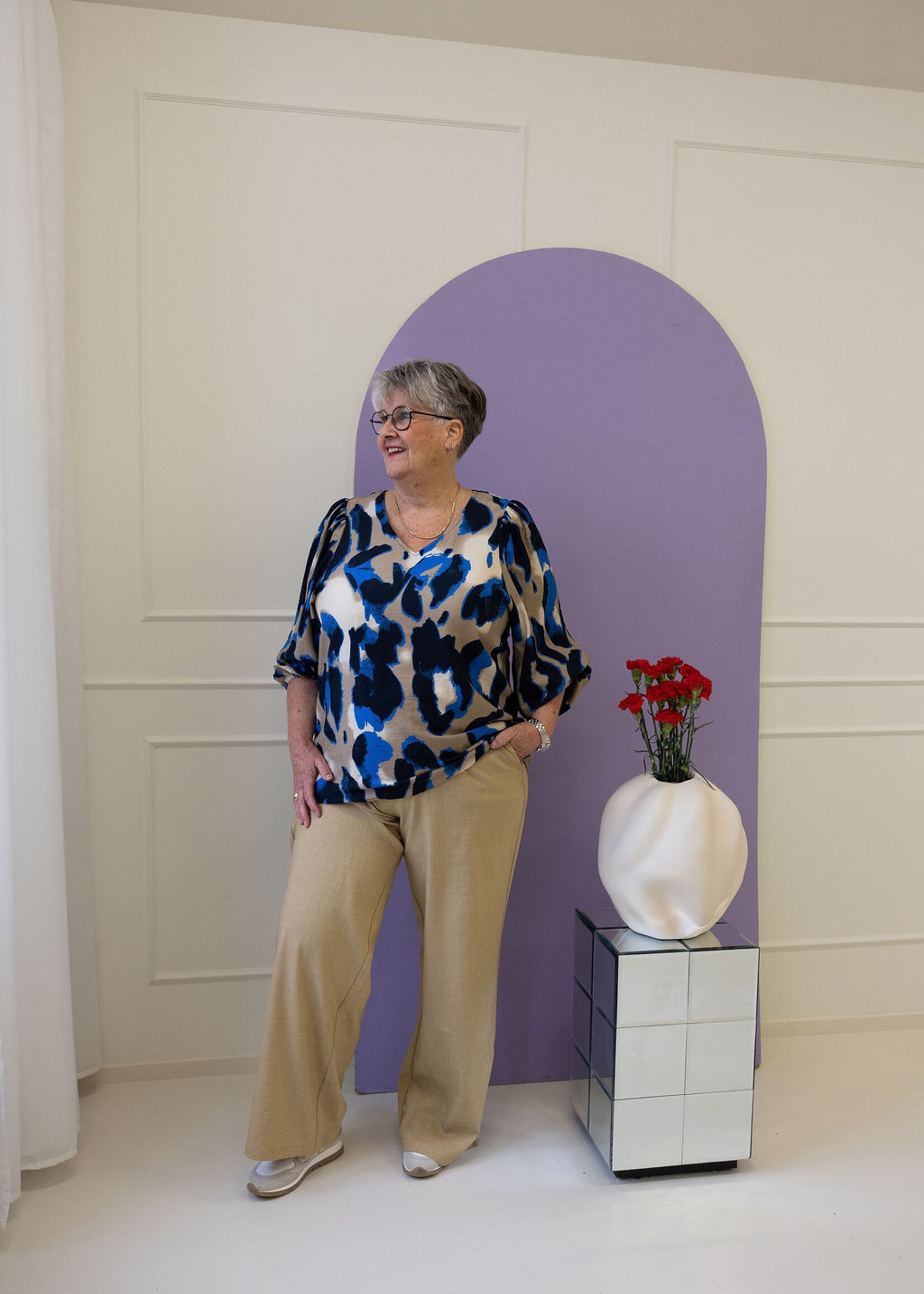 Exxcellent Lauren Pants Khaki