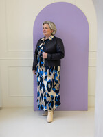 Exxcellent Jovie Dress Moon Rock/Dark Sapphire