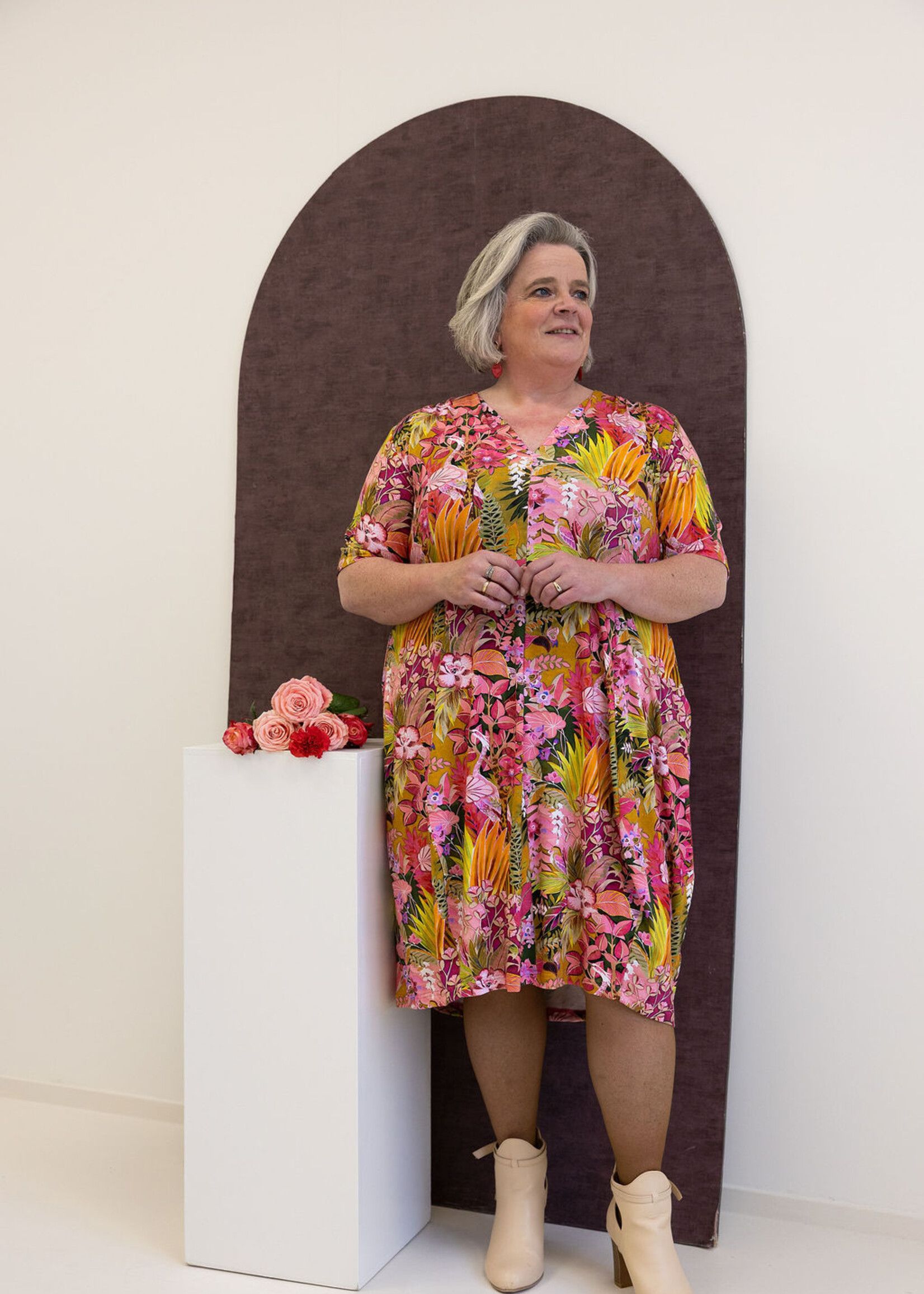 Ophilia Ivy Print Jardino Pink