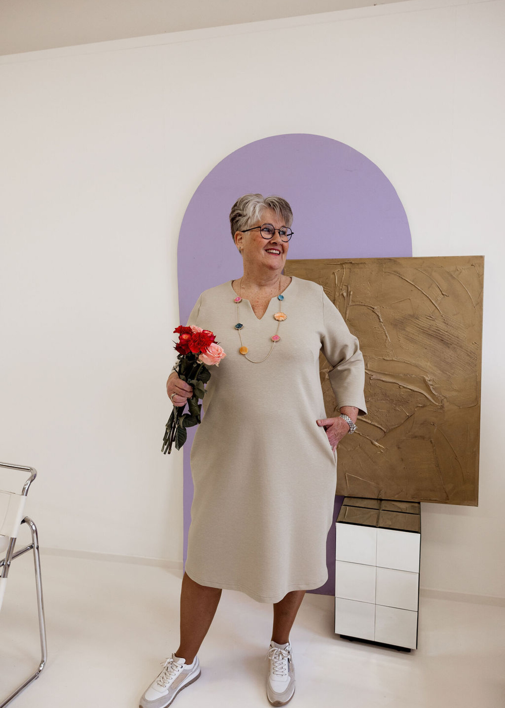 Ophilia Yara Cupro Sand