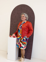 Ophilia Lara Leather Real Red