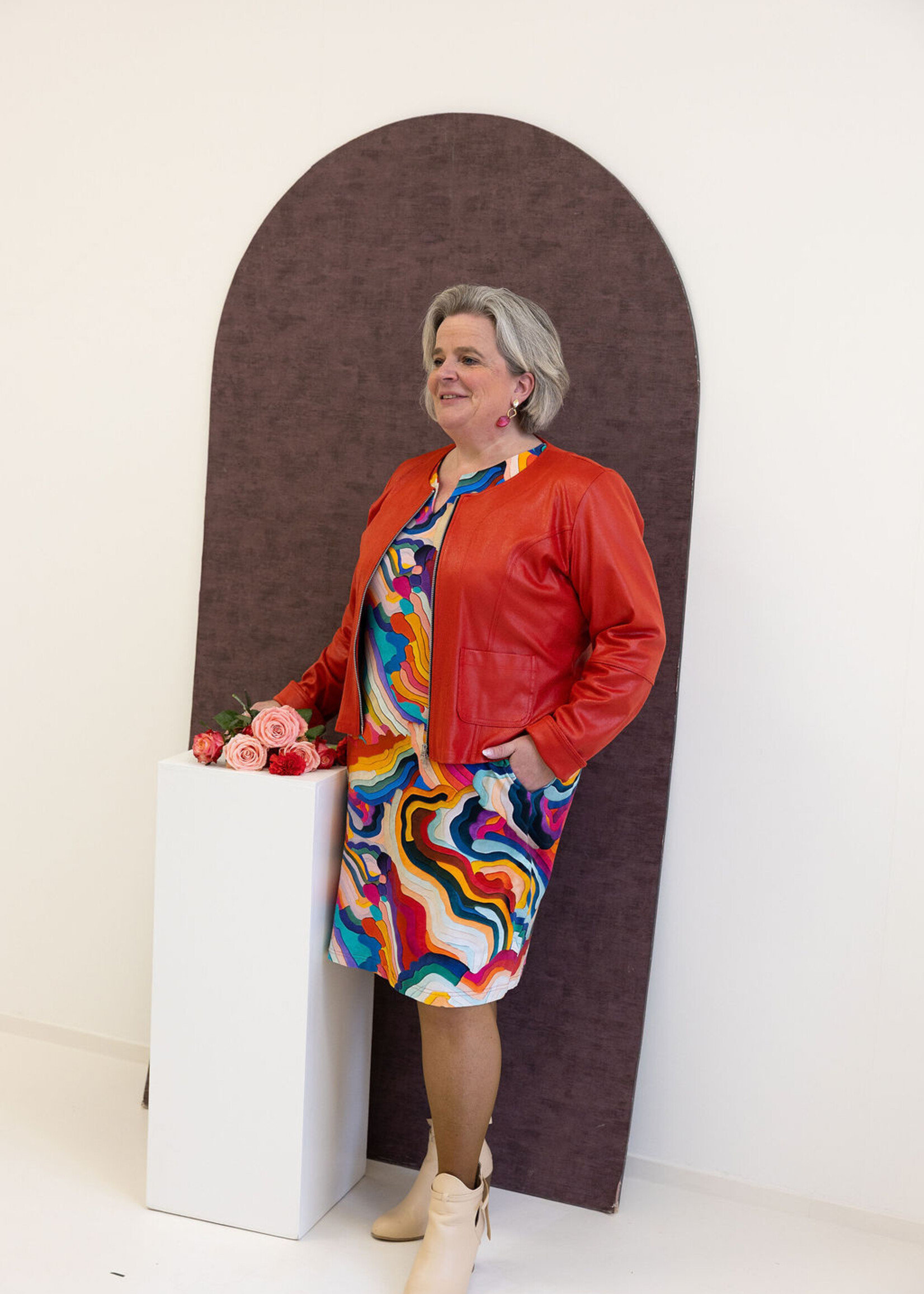 Ophilia Yara Cotton Waves Pink