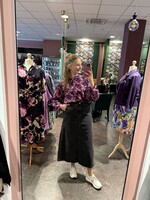 Spijkerrok darkgrey Mila