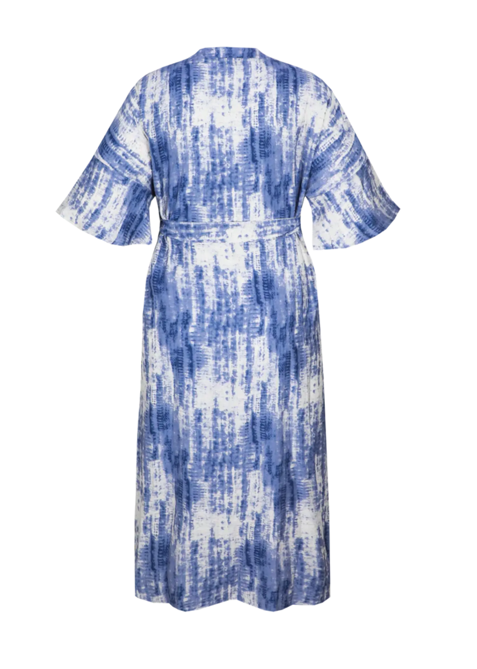 Exxcellent Seren Dress Offwhite / Dusty Blue