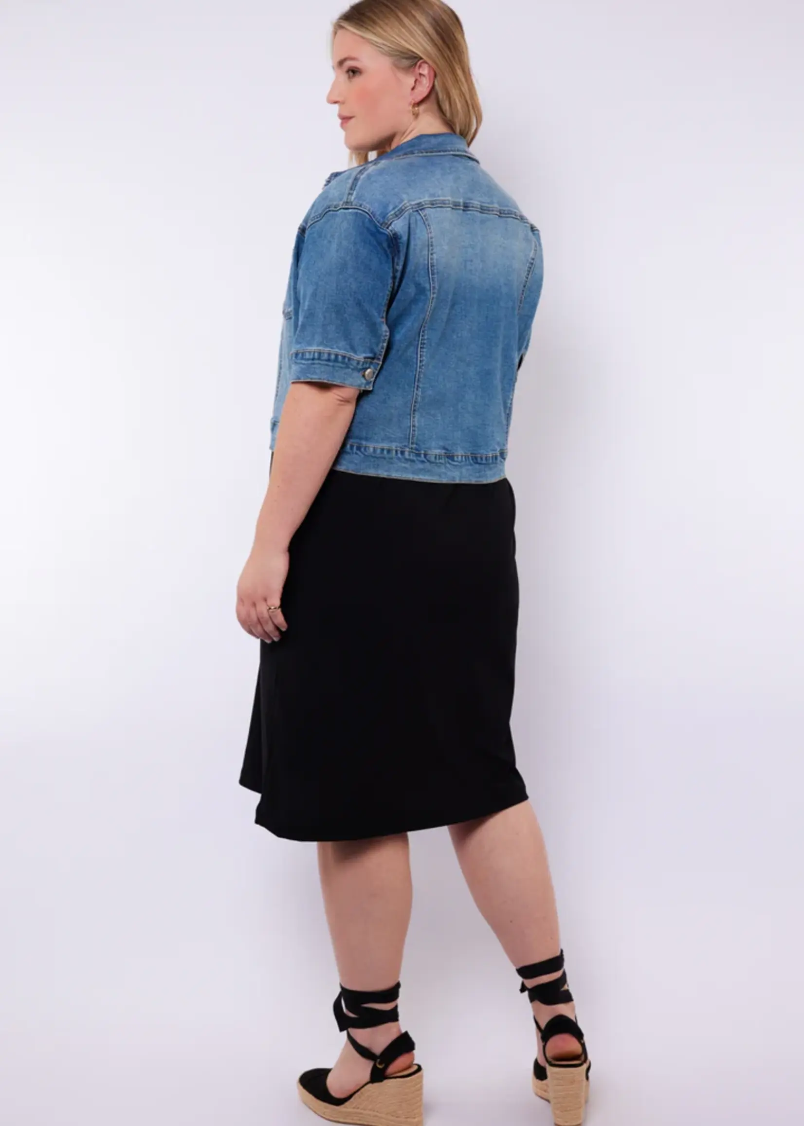 Exxcellent Amanda Jeans Jacket Dusty Blue