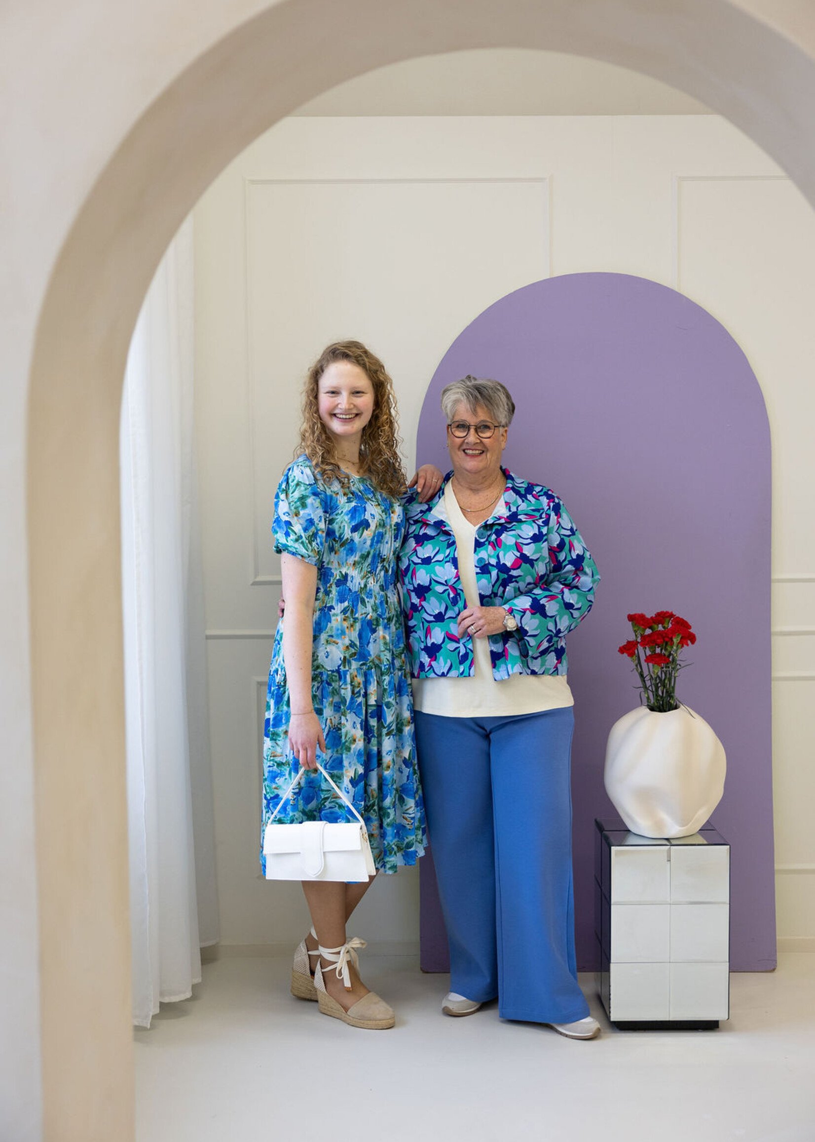 Dress Flower Power blue