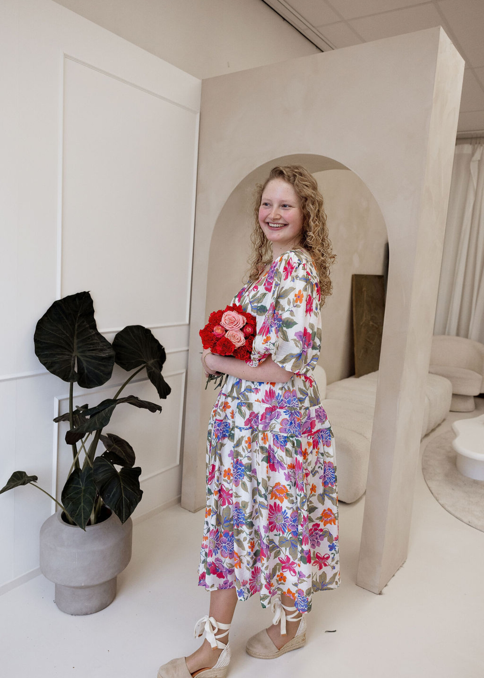 Dress Flower Power pink