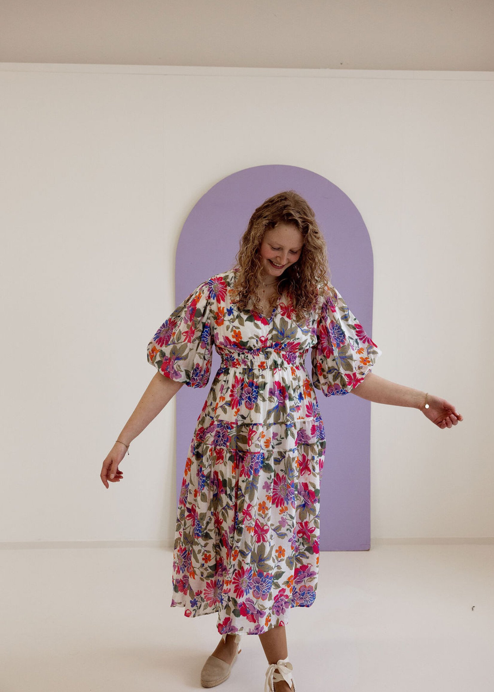 Dress Flower Power pink